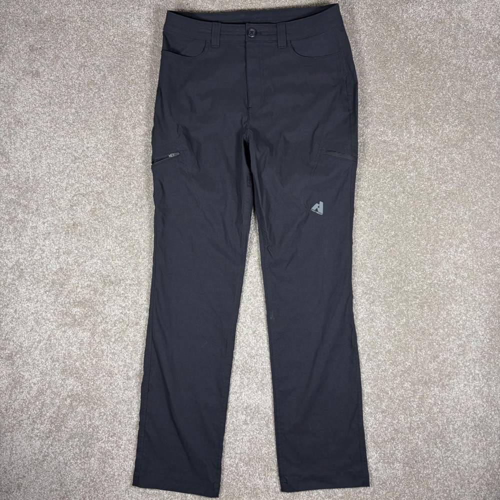 Eddie Bauer First Ascent Guide Pro Pants Womens 8 Black Hiking Outdoor Trousers